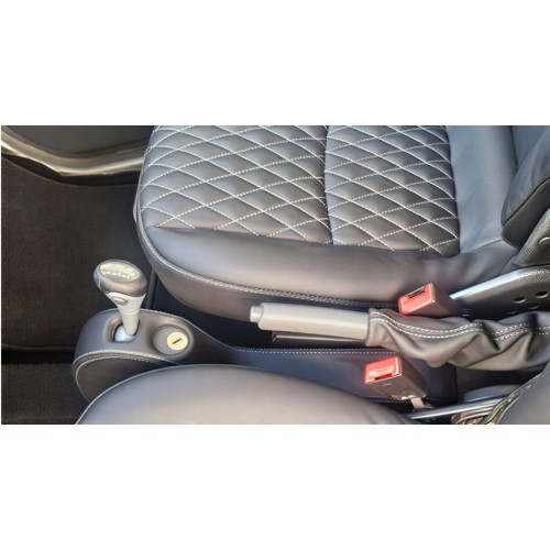 Ledermanschette Handbremshebel Smart Fortwo 450 451 100 % Echt leder
